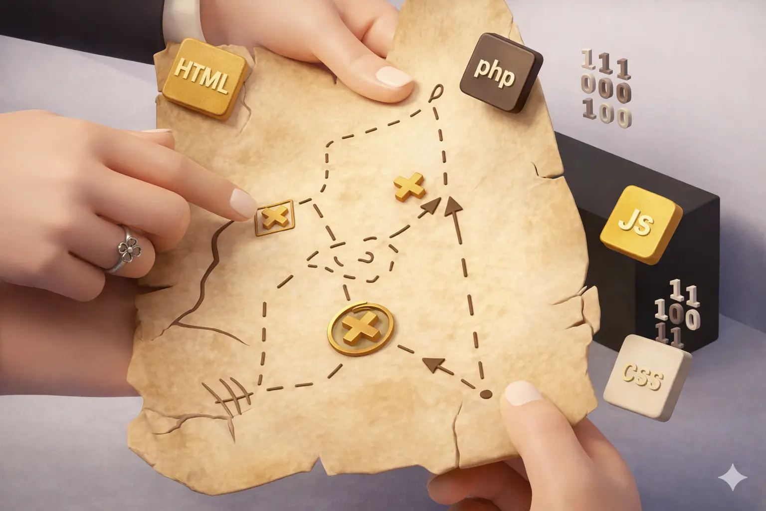 Team planning a website strategy.