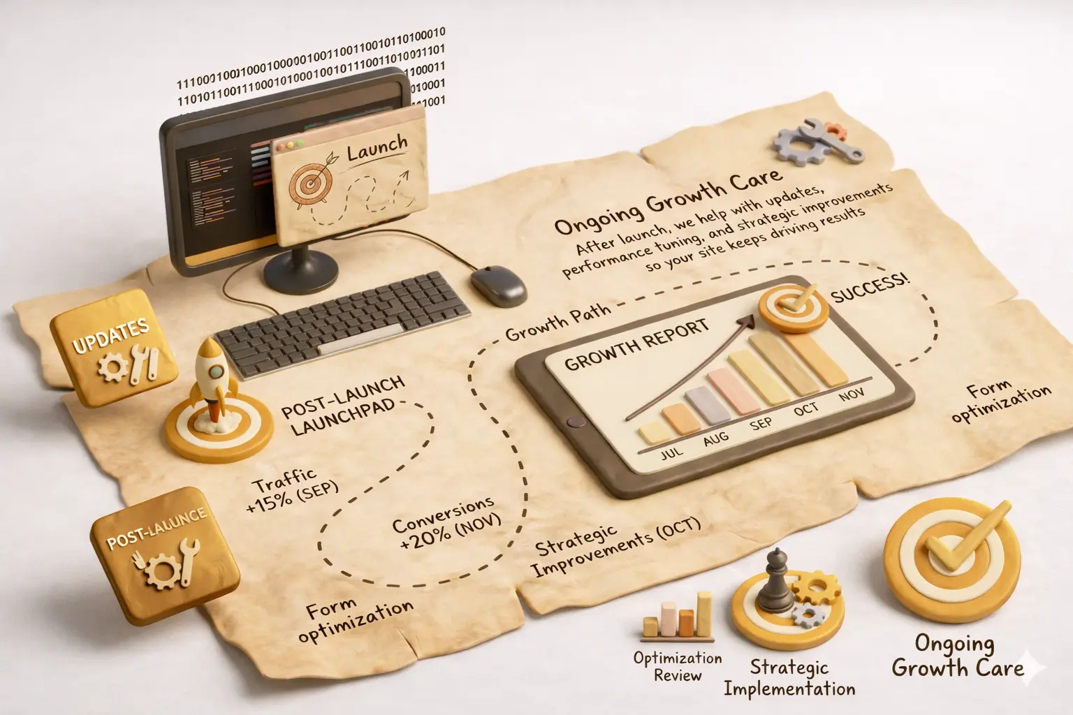 Ongoing website maintenance and support.